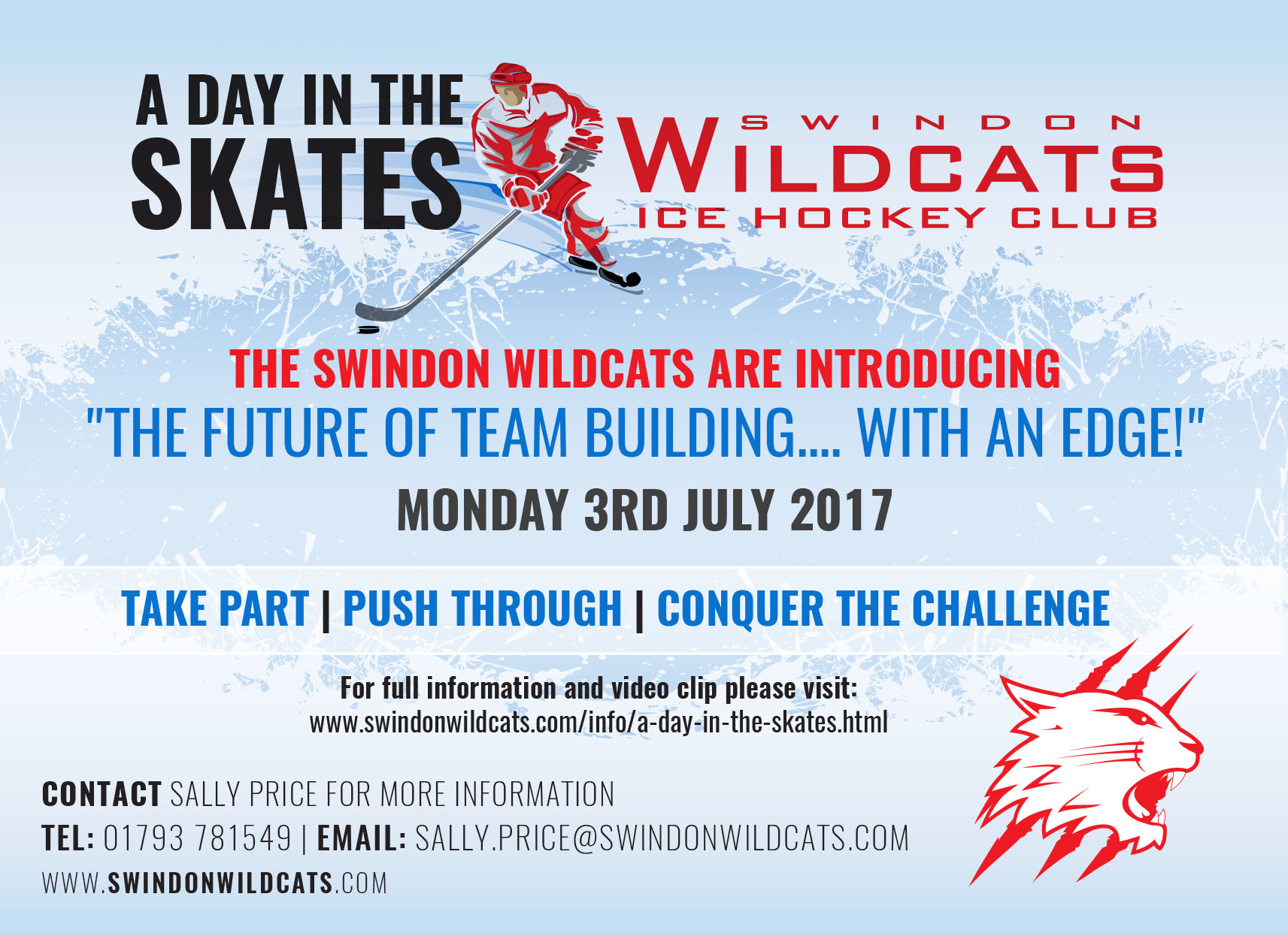 Experience 'A Day In The Skates' With Swindon Wildcats Corporate Away Day